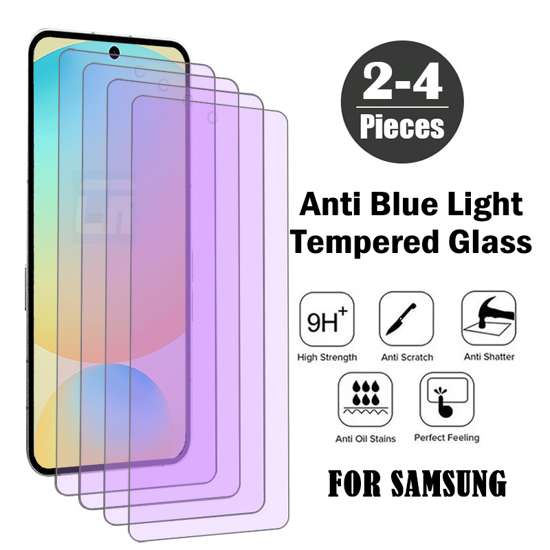 Matte Anti Glare Screen - 2-4Piece Anti Blue Light Tempered Glass