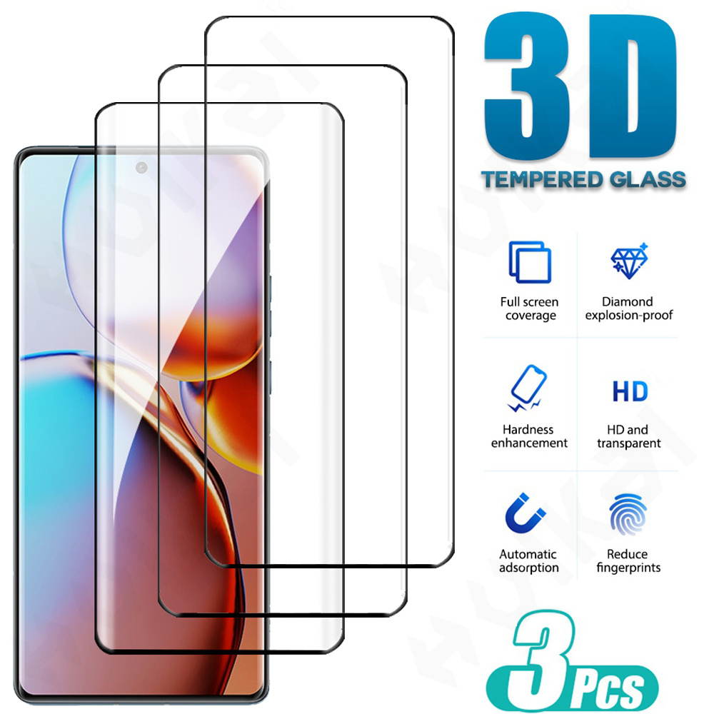 1-3 Pcs Tempered Glass For Mot - огляд і ціна Curved Edge Screen