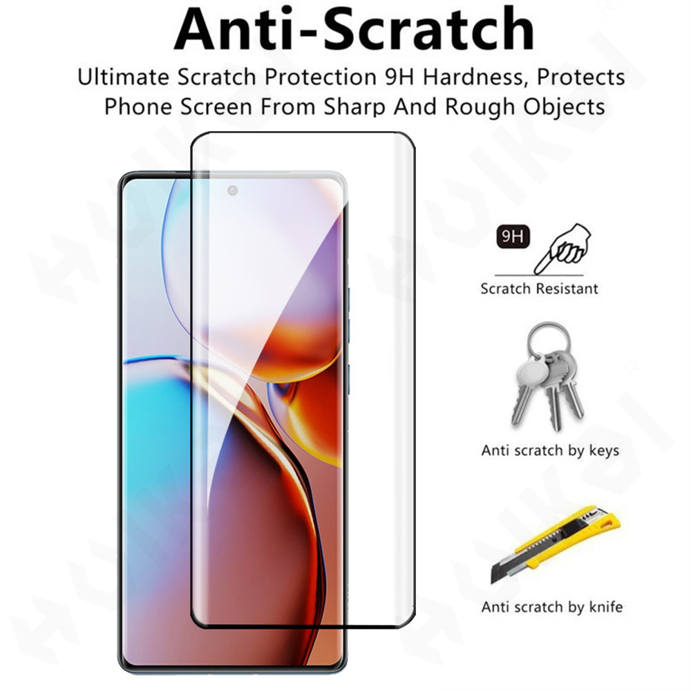1-3 Pcs Tempered Glass For Mot - огляд і ціна Curved Edge Screen
