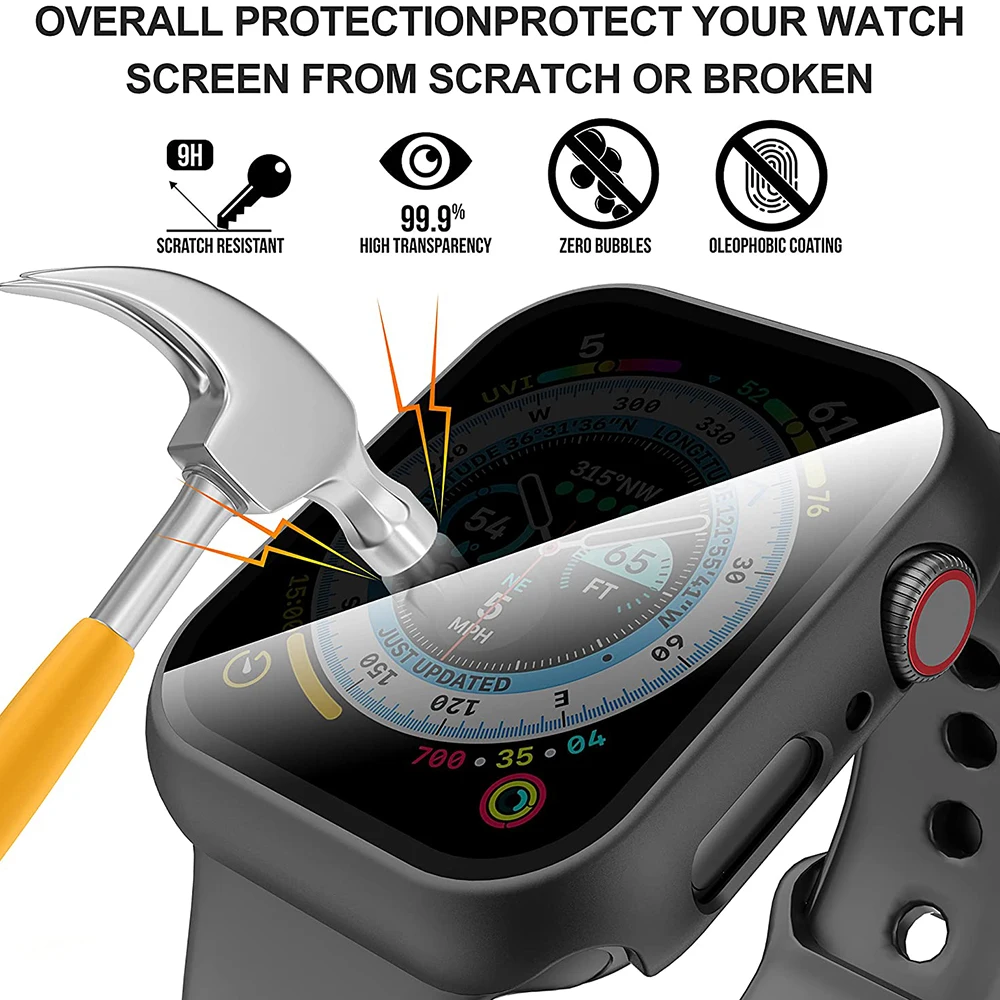 Privacy Glass+Case For Apple W - огляд і ціна Privacy Screen Protector