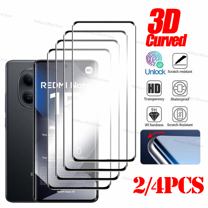 2/4 PCS 3D Curved Edge Glass F - огляд і ціна Curved Edge Screen