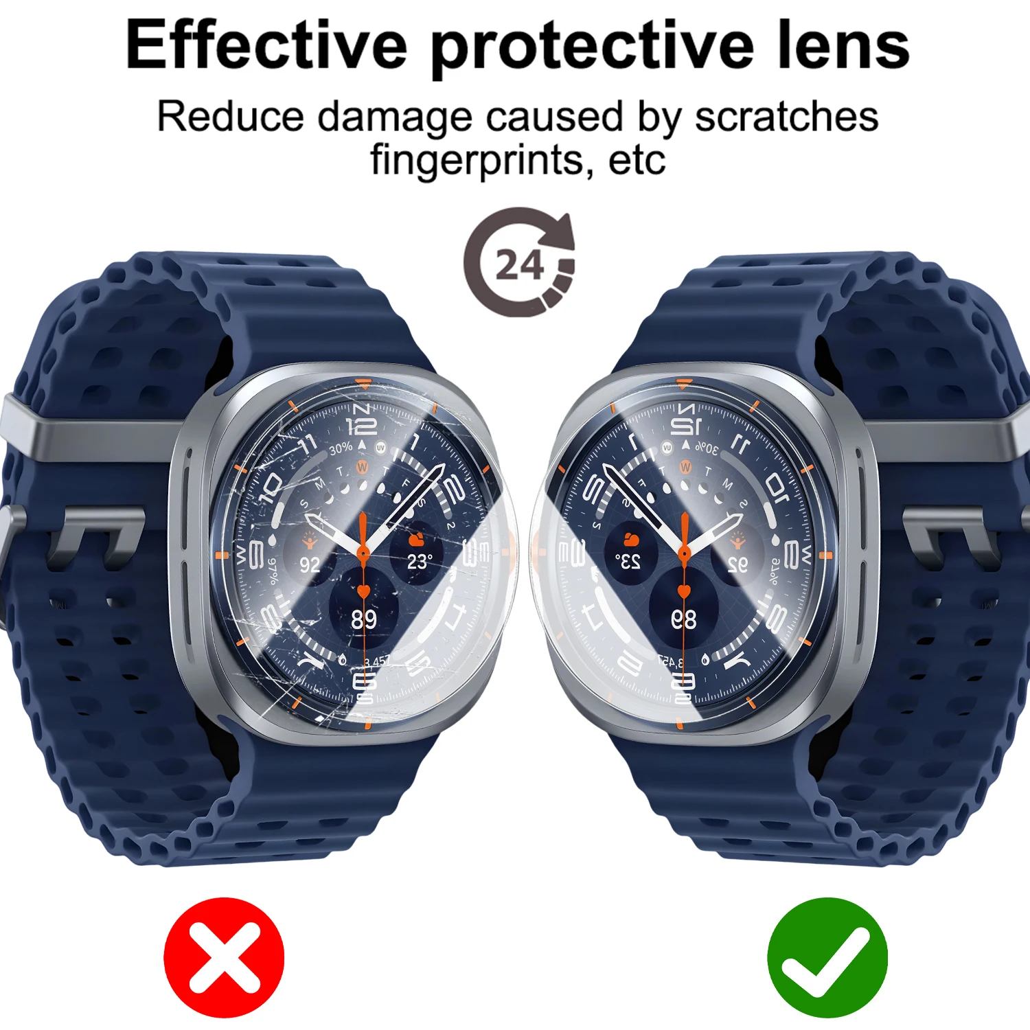 For Samsung Galaxy Watch Ultra - огляд і ціна Glass Protector Auto