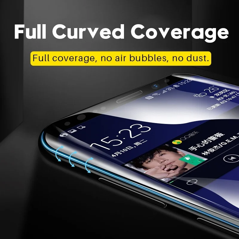 9D Curved Tempered Glass Film  - огляд і ціна Curved Edge Screen