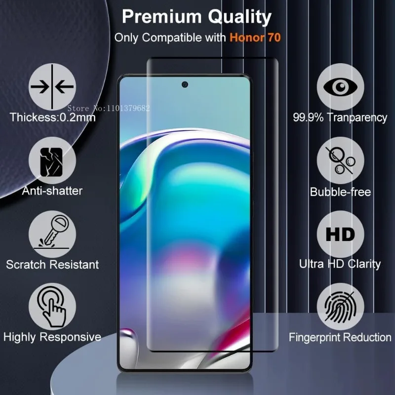 3Pcs Tempered Glass For Huawei - огляд і ціна Curved Edge Screen